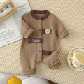 Baby romper long sleeve cute spring autumn jumpsuit newborn infant knit bodysuit 039