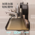 Walnut bathroom mirror front faucet storage rack suction cup no punch bathroom wash basin wall hanging storage rack