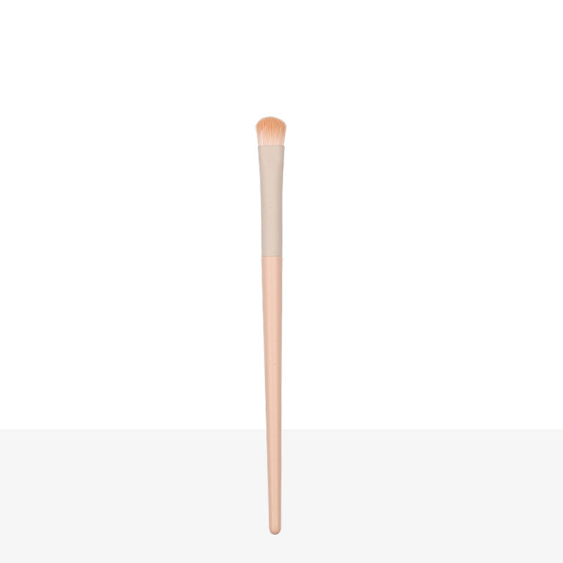 Ready-to-ship wooden handle makeup brush set - includes eyeshadow brush, blush brush, contour brush, powder brush, and a complete set of makeup tools