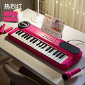 37-key digital piano with microphone, multi-functional educational early learning music piano for kids, beginner-friendly playable toy