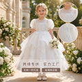 New  girls' formal dresses: high-end hostess outfits, performance dresses, wedding flower girl dresses, princess dresses for little girls