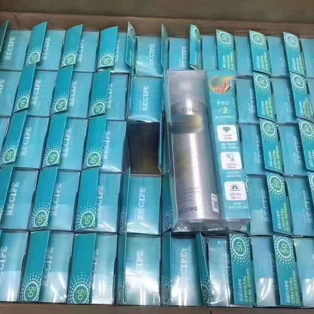 Crystal spray 150ml/180ml refreshing spring and summer transparent spray anti-sweat and anti-uv for men and women students neutral