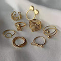 Korean-style wholesale rings, trendy european and american cross-border jewelry for women, featuring unique and bold geometric, heart, stacked, and bowknot rings