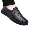 Men's casual leather shoes - chunky sole, soft upper, new versatile style - autumn soft sole dad shoes