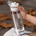 New student water bottle - portable tumbler for men and women - summer fitness sports water bottle with straw - drop-proof, leak-proof, and easy-carry