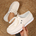 summer new arrival: plus-size women's casual comfortable low-cut lace-up fashion flats - wholesale for export