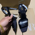 Za new arrivals: 2025 spring/summer french-style stiletto heels - elegant ankle-tie pumps in black and beige for fashion