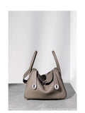 2024new arrivalmini lindy bag cowhide doctor bag genuine leather women's bag trendy shoulder crossbody satchel pillow medicine box bag