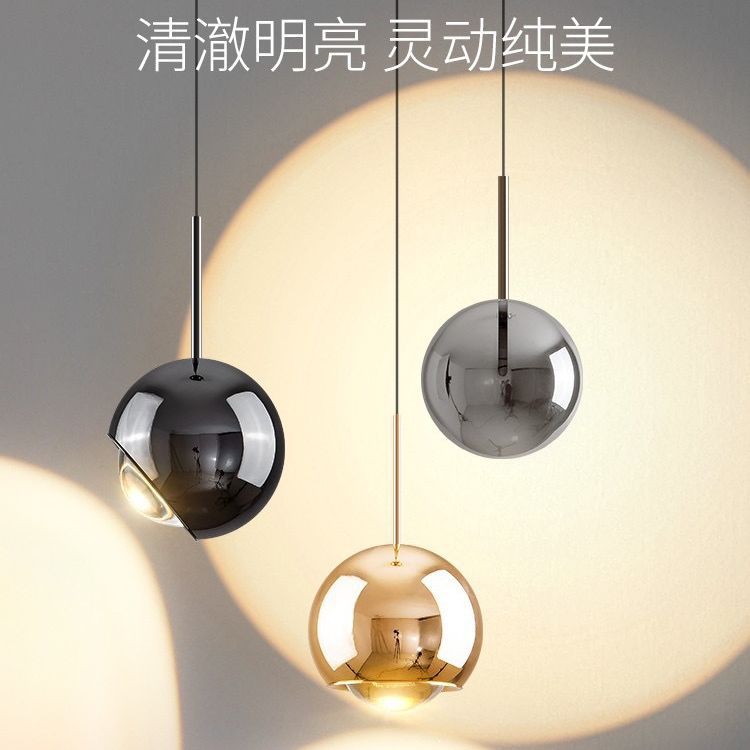 [Strict selection] Bedroom bedside chandelier light luxury modern simple liftable master bedroom chandelier bedside lamp small chandelier