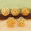 Middle eastern fashion women's ring adjustable size wedding party prom accessories large hollow thick flower ring