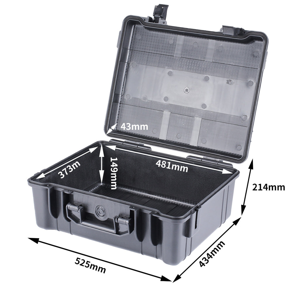Portable Toolbox Plastic Thickened Safety Protection Box Instrument Equipment Box PP Engineering Plastic Safety Protection Box
