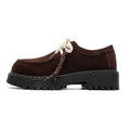 Derby shoes men's retro brown thick sole kangaroo shoes men's 2026 new arrivaleasiest for matchtrendy outdoor casual workwear leather shoes