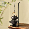 Stove tea kettle suit complete set of cast iron charcoal stove liangyi hook charcoal stove boiling water ceramic for home teapot handle kettle