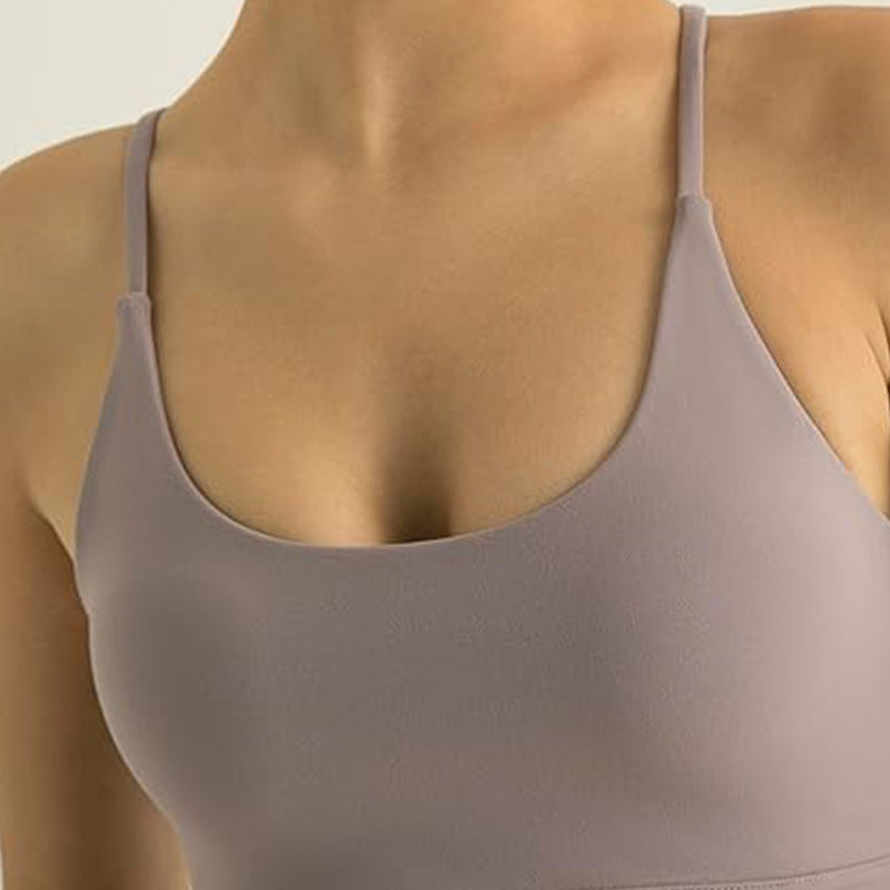 European and american new style racerback sports bra for women - shockproof, side boob coverage, activewear, outdoor running, yoga tank top - custom options available