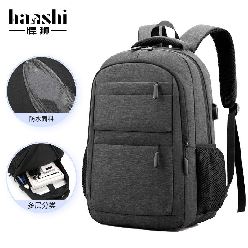 Business Men's Commuter Backpack Premium Fashion Travel Backpack Large Capacity School Bag Waterproof Backpack Computer Bag