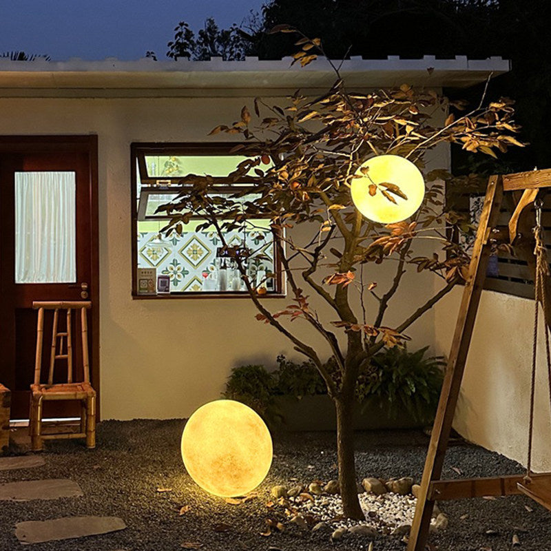 Moon lamp outdoor waterproof light villa light popular garden decoration light courtyard atmosphere light solar lawn light