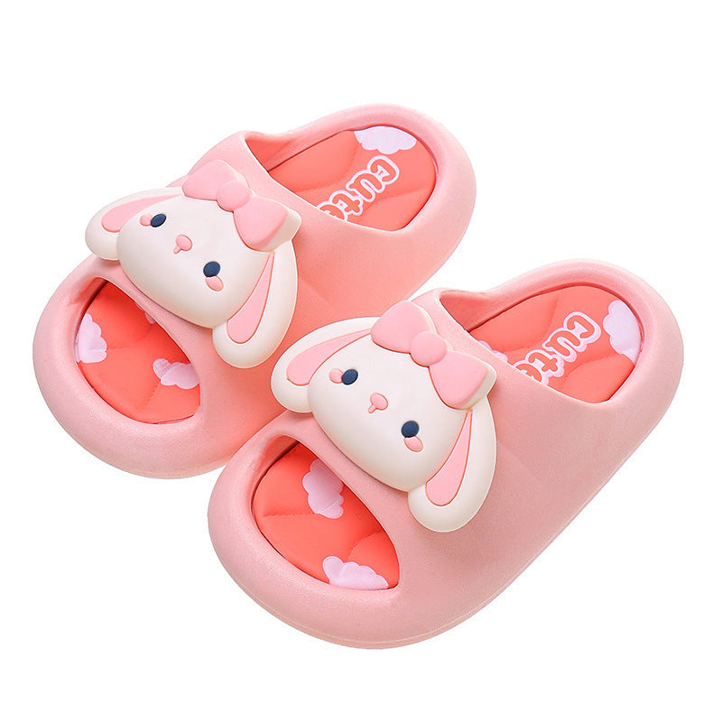 New arrivalnon-slipthick sole slippers girlscute soft bottom slippers kids bath cartoon indoor sandals slippers wholesale