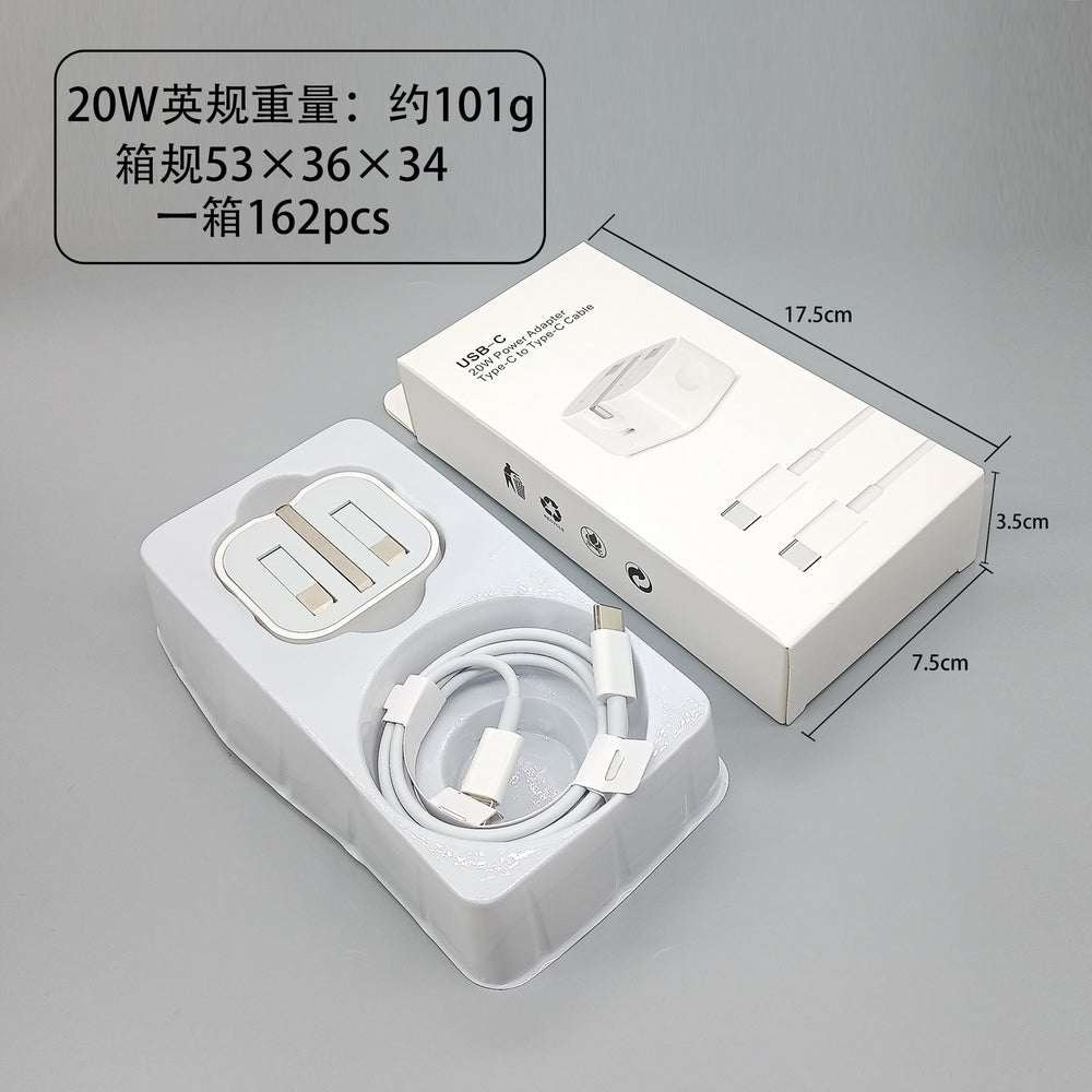 Pd20w/35w uk plug fast charging adapter, compatible with apple chargers, foldable tripod design, ukca certified, type-c connector