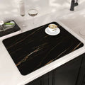 marble kitchen drain mat coffee machine non-slip mat countertop insulation mat absorbent mat drying mat placemat