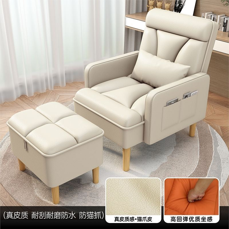 Bestselling single reclining sofa: comfortable lounger for living room, bedroom, balcony, office - perfect for napping or using as a computer chair