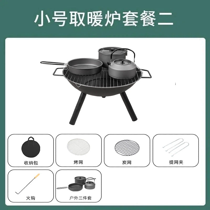 Fire stove, household stove, charcoal brazier, outdoor heating stove, barbecue grill, indoor barbecue stove, charcoal stove for making tea