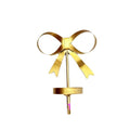 2025 new gold iron candlestick romantic atmosphere wedding valentine's day christmas bow decorative candlestick