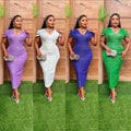export v-neck sexy evening gown african plus size women's clothing  rhinestone tweed dress