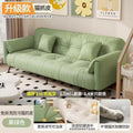 Cream cloud sofa bed all-in-one dual-purpose rental house living room for home cat scratch leather lazy sofa source in stock