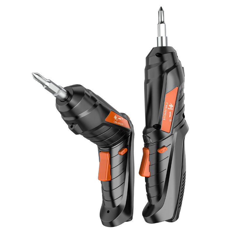 Chuangyi electric screwdriver multi-energy foldable straight handle for home mini rechargeable screwdriver factory direct sales