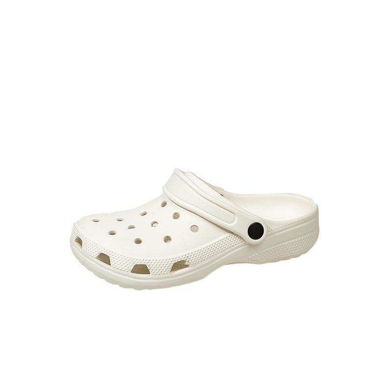 New women's anti-slip, anti-fall summer outdoor closed-toe slides, minimalist clogs, soft sole sandals, solid color, versatile, wholesale