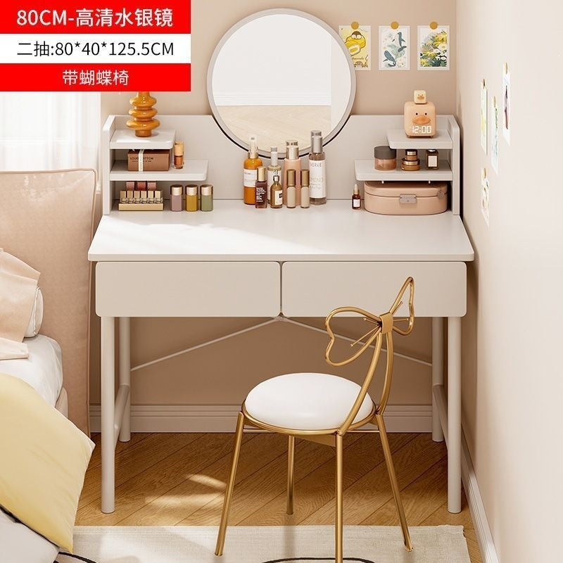 Minimalist modern vanity table for small apartments - new arrival! stylish makeup desk for rent, bedroom bedside small vanity table