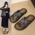 Women's flip-flops summer outdoor wear 2025 new cross-border fashion flip-flops non-slip versatile sandals women's