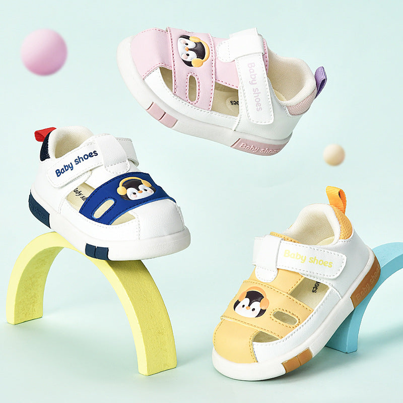 New arrival baby boy toddler shoes summer sandals baby soft bottom shoes cartoon 1 to 3 years old baby shoes children's shoes