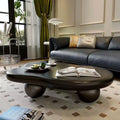 Cloud coffee table cream style scandinavianshape small tea table living room for homepopular small apartment modern casual coffee table