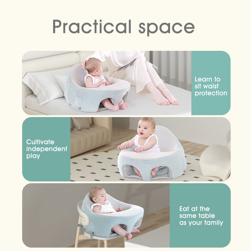 Aibedo wrap-around anti-rollover baby learning to sit chair does not hurt the spine, no washing, learning to sit training chair is specially provided as
