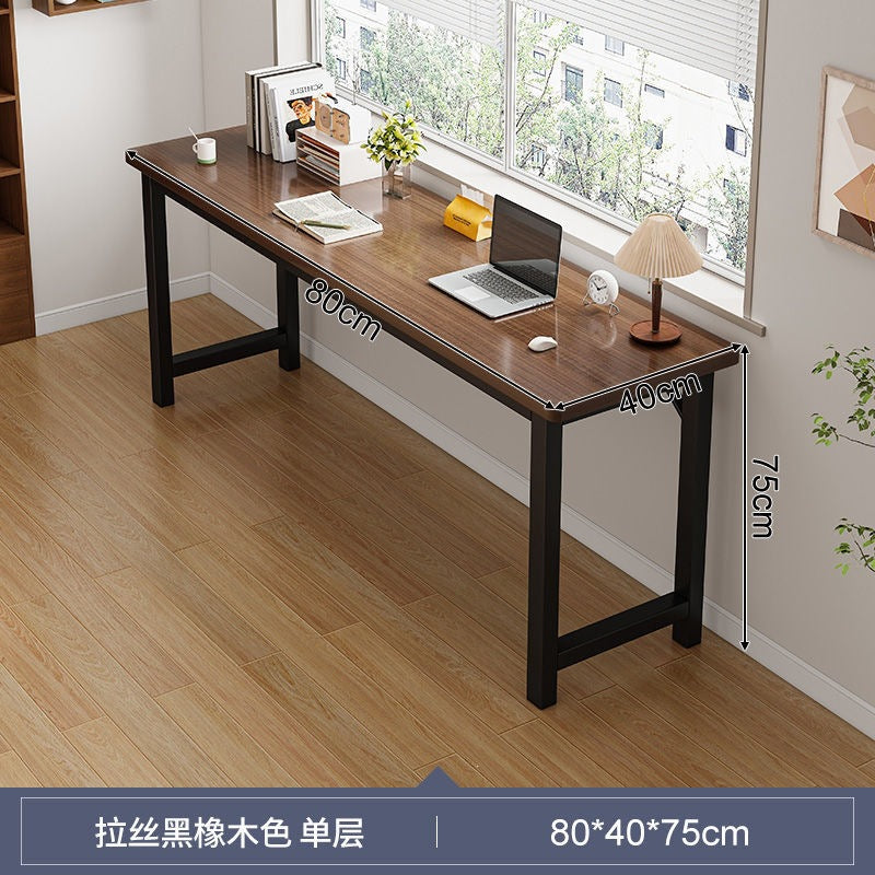 Home desk desktop computer table bedroom solid wood bench desk office desk student writing desk simple square table