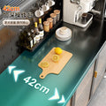 Kitchen storage cabinet thickened dustproof sideboard floor-standing multi-layer microwave oven storage cabinet cupboard with door cupboard