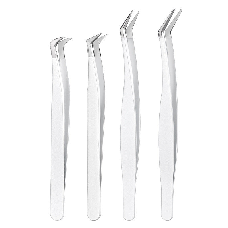 Glitter type grafted eyelash tweezers eyelash curler false eyelash tweezers eyelash tweezers poppy high precision factory wholesale