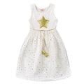 Korean style summer new five-star girl's dress chiffon children's dress princess dress - direct from the children's wear manufacturer