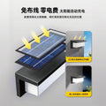 Solar powered motion sensor outdoor wall light - no wiring, waterproof, punch-free installation, new design for courtyards and gardens