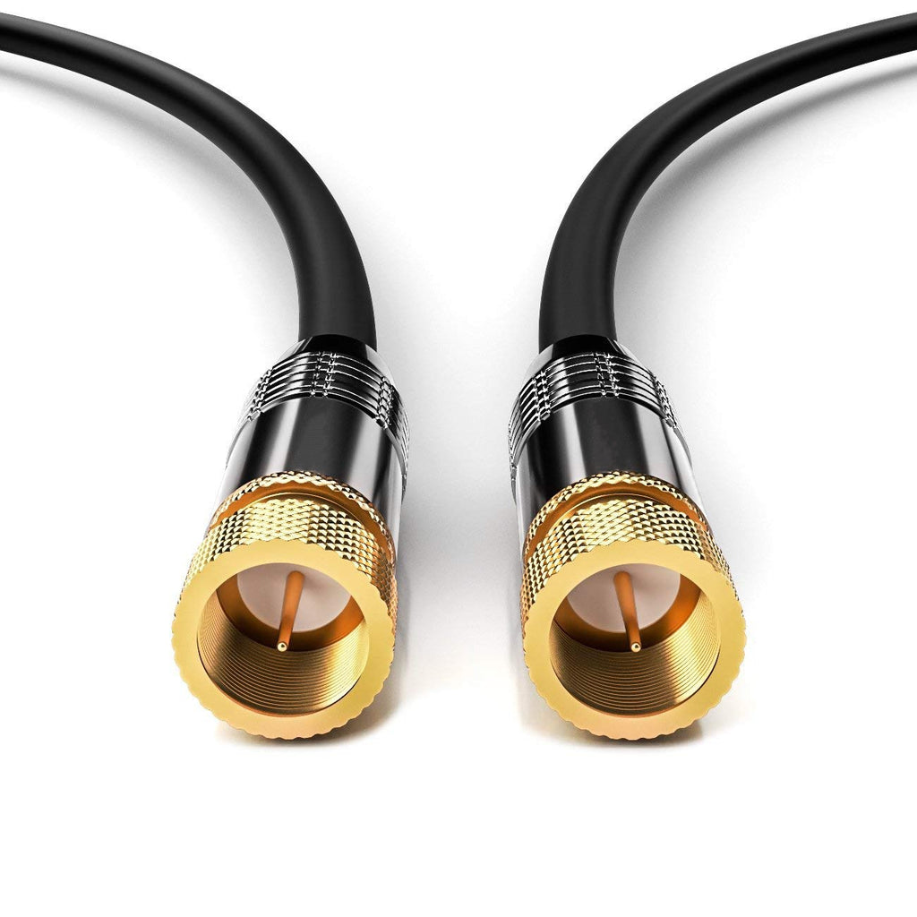 High quality cable digital TV high definition set top box TV signal cable double head inch thread F head