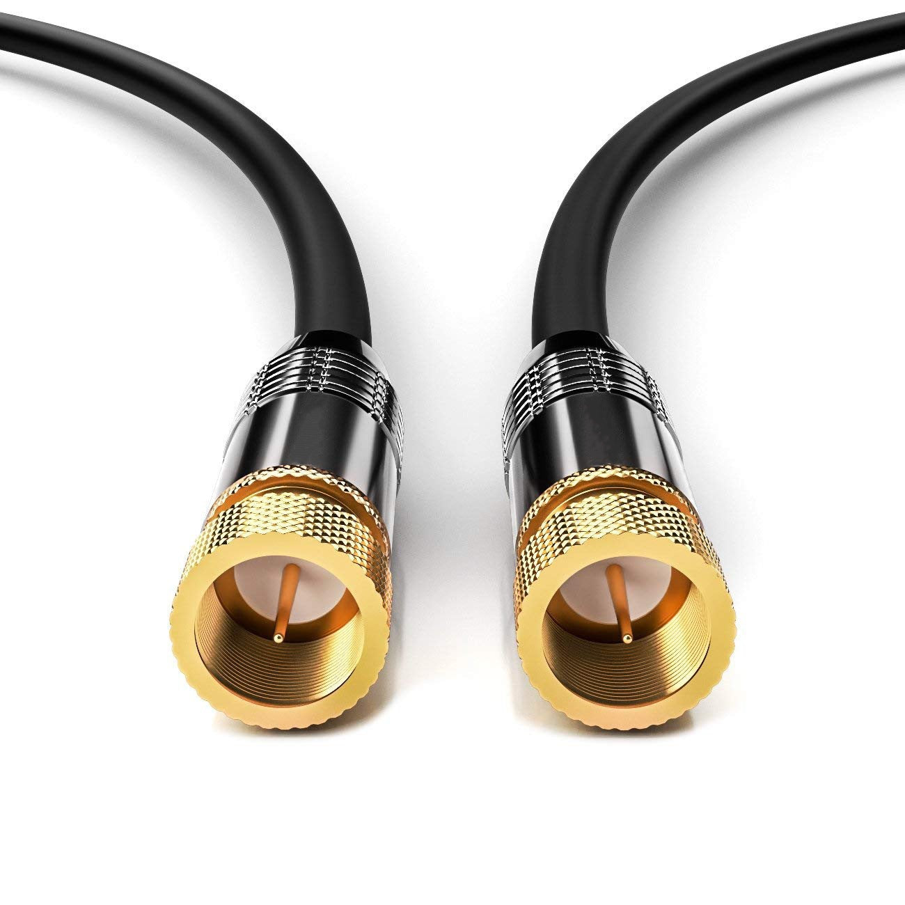 High quality cable digital TV high definition set top box TV signal cable double head inch thread F head