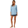 european and american cross-border solid color cardigan summer new button-up t-shirt