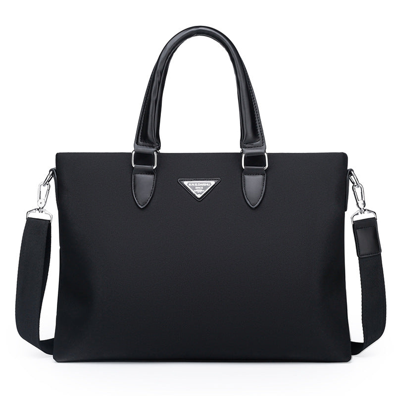 New men's fashion trend waterproof handbag business briefcase messenger bag logo manufacturer wholesale