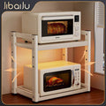 Pull-out microwave oven storage rack kitchen countertop storage rack pull-out multi-layer oven storage rack