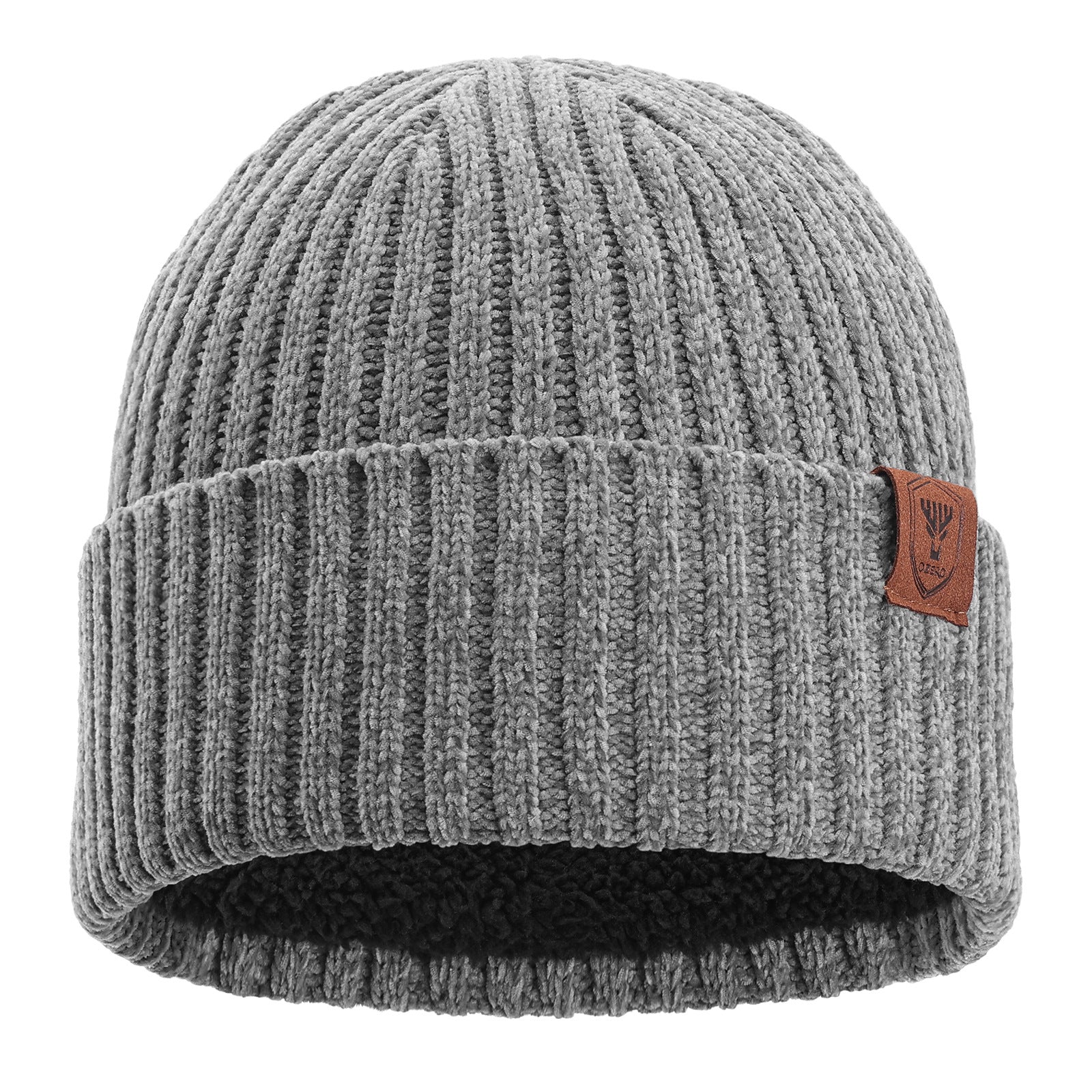 Cross-border knitted wool hats for men and women, thickened warm camping in winter, hiking tourism, cold-proof ear protectors, pullover hats