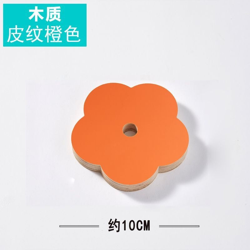 Entrance hole board wall storage rack wooden solid wood storage wall cloud display rack wall hanging clothes rack