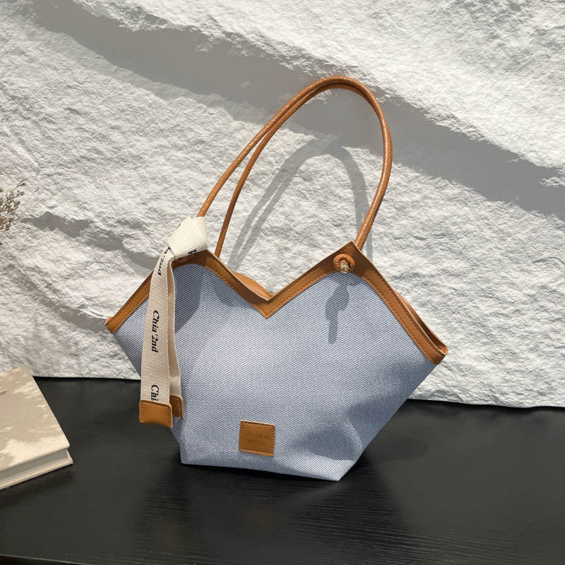 Retro fashion tote bag women's 2025 new commuting large-capacity shoulder bag trendy casual underarm women's bag