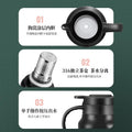 Stewed teapot ceramic liner temperature display heat preservation teapot 316 stainless steel tea water separation large capacity stewed tea kettle