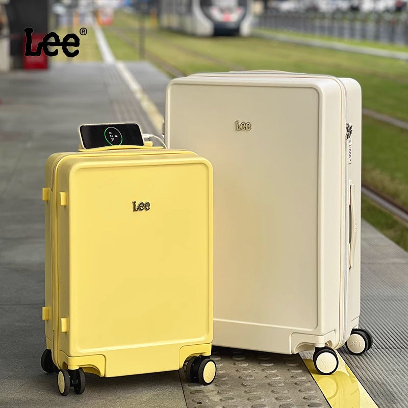 Lee ultra-light suitcase 20-inch boarding case 24-inch trolley case suitcase universal wheel high-value explosion-proof zipper